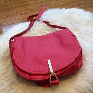 🆕 Vera Bradley Sycamore Leather Carson Saddle Bag